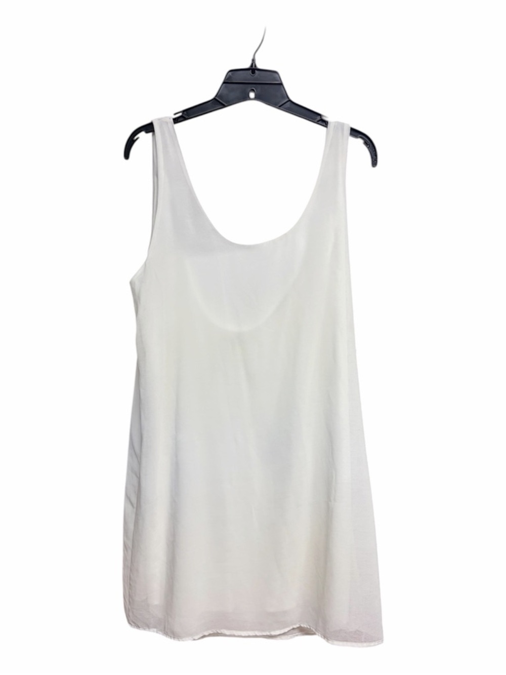 CoCoLove White Scoop Neck Sleeveless Tank Top
